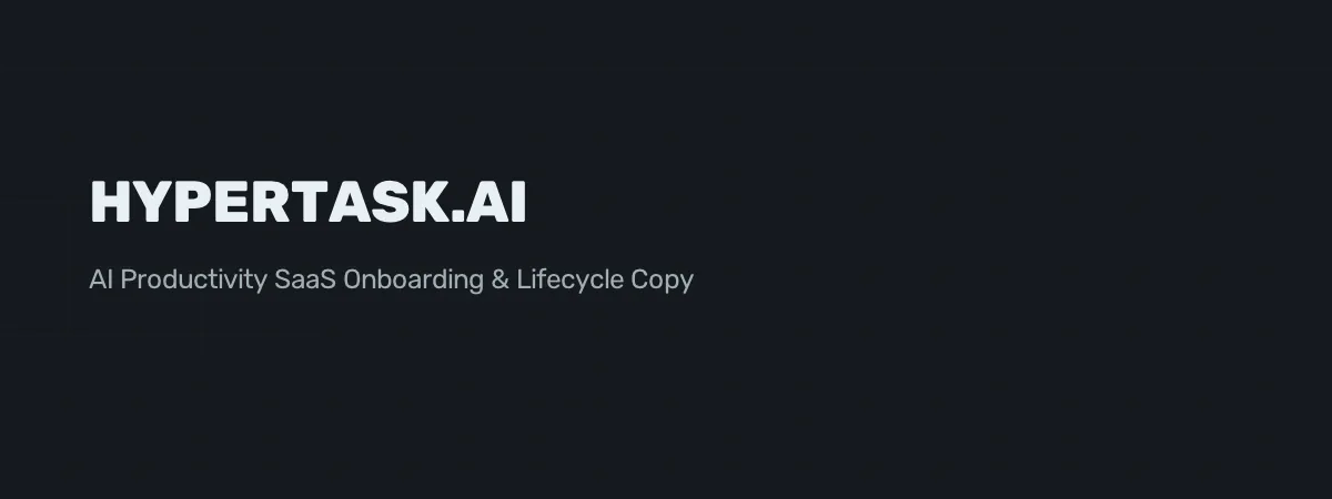 Hypertask.ai Project Banner